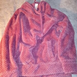 Cozy Pink Cowl-Neck Pullover Sweater